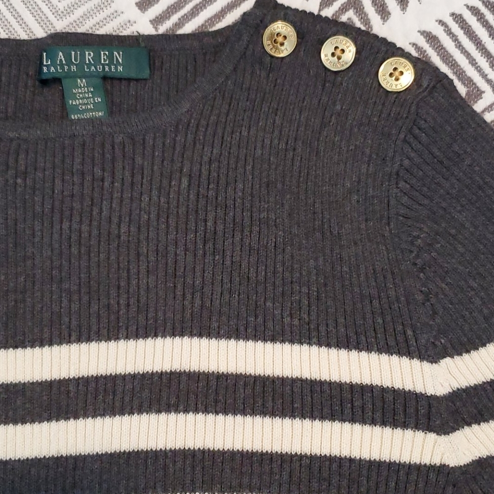 🥳HP🥳 Lauren Ralph Lauren Striped Sweater - Picture 12 of 13